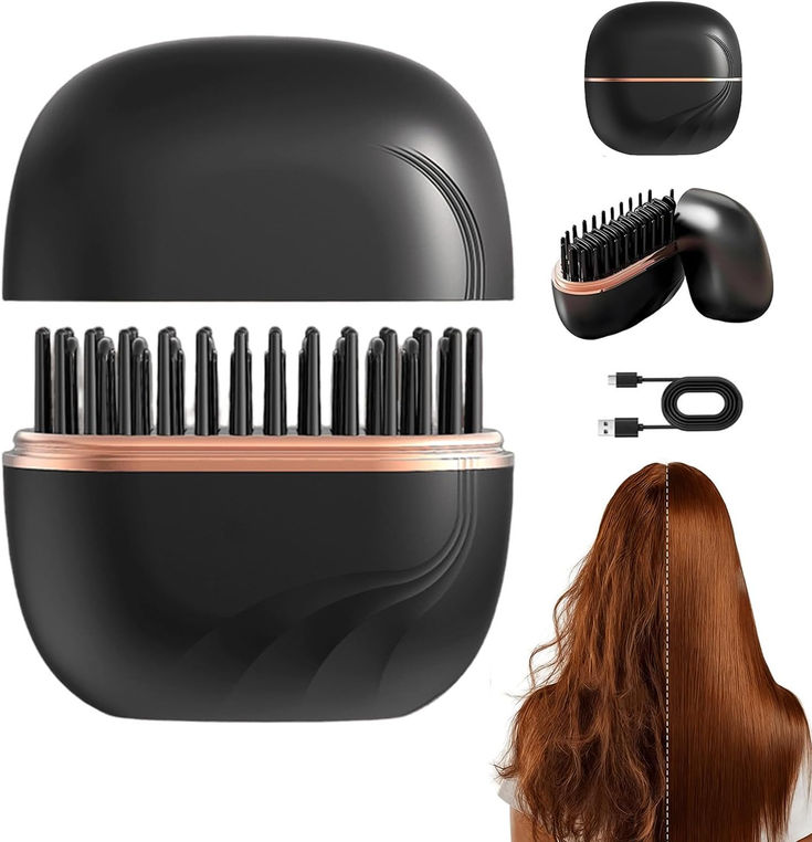 Auric Reign™ Mini Straightener – Smooth Hair Anywhere, Anytime.