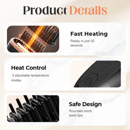 Auric Reign™ Mini Straightener – Smooth Hair Anywhere, Anytime.